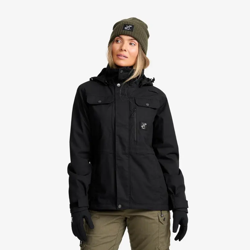 RevolutionRace Field Pro Warm Outdoor Jacket Dame Black
