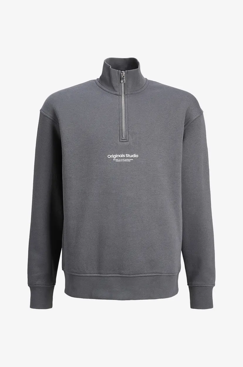 Jack & Jones Junior Collegegenser jorVesterbro Sweat Quarter Zip - Grå