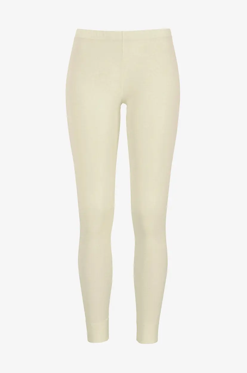 Damella Leggings i ull og silke - Hvit