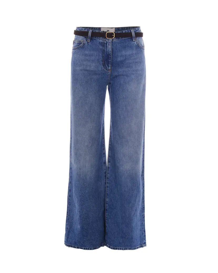 Elisabetta Franchi Elisabetta Franchi Wide leg – Blå