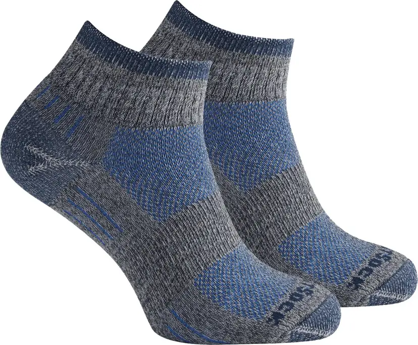Wrightsock Wrightsock Escape Quater Anti Blister System Ash Twist/Blue