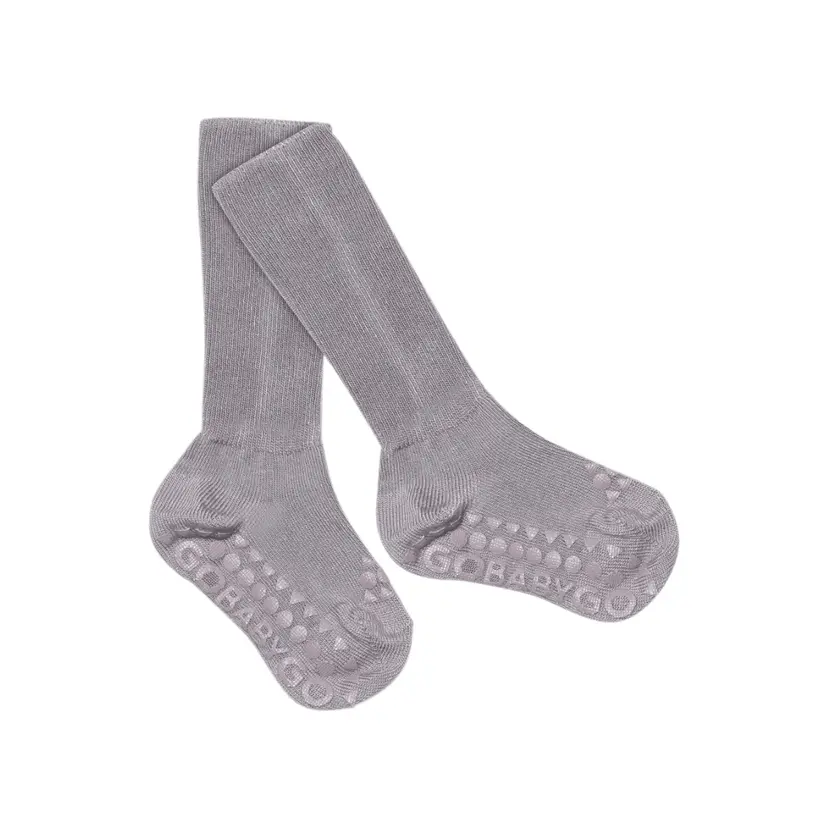 GoBabyGo GoBabyGo - Sokker i Bambus Antiskli LV Lavender Gray