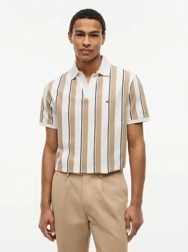 Tommy Hilfiger V NECK CREPE CLASSIC POLO