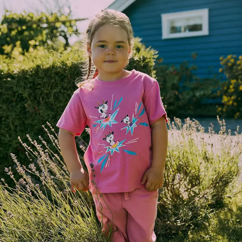 Gullkorn Gullkorn - T-skjorte Bukkene Rosa (P)