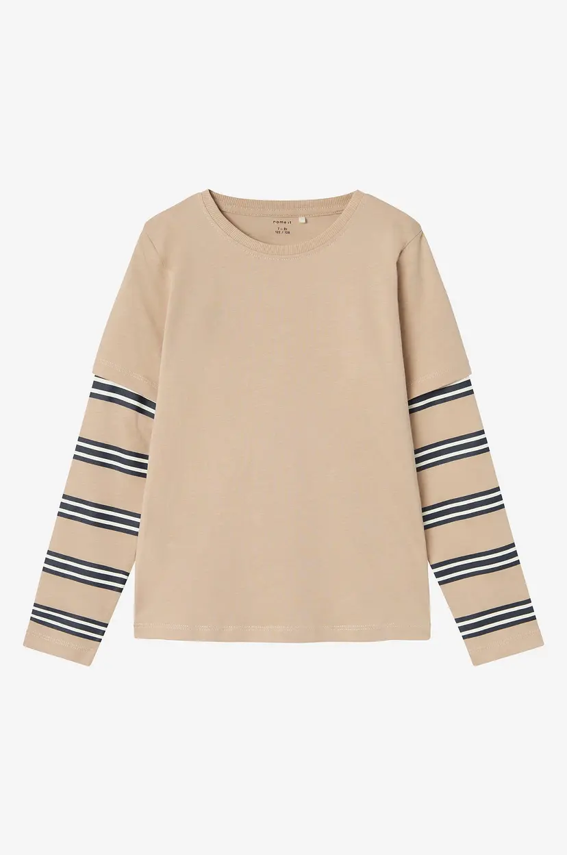 NAME IT T-skjorte nkmDirch LS Top - Beige