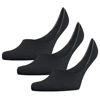 Falke Falke Strømper 3P Men Step Medium Cut Svart bomull Str 41/42 Herre