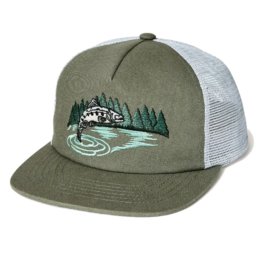 Filson Filson Trout Trucker Mesh Cap Dusty Pine