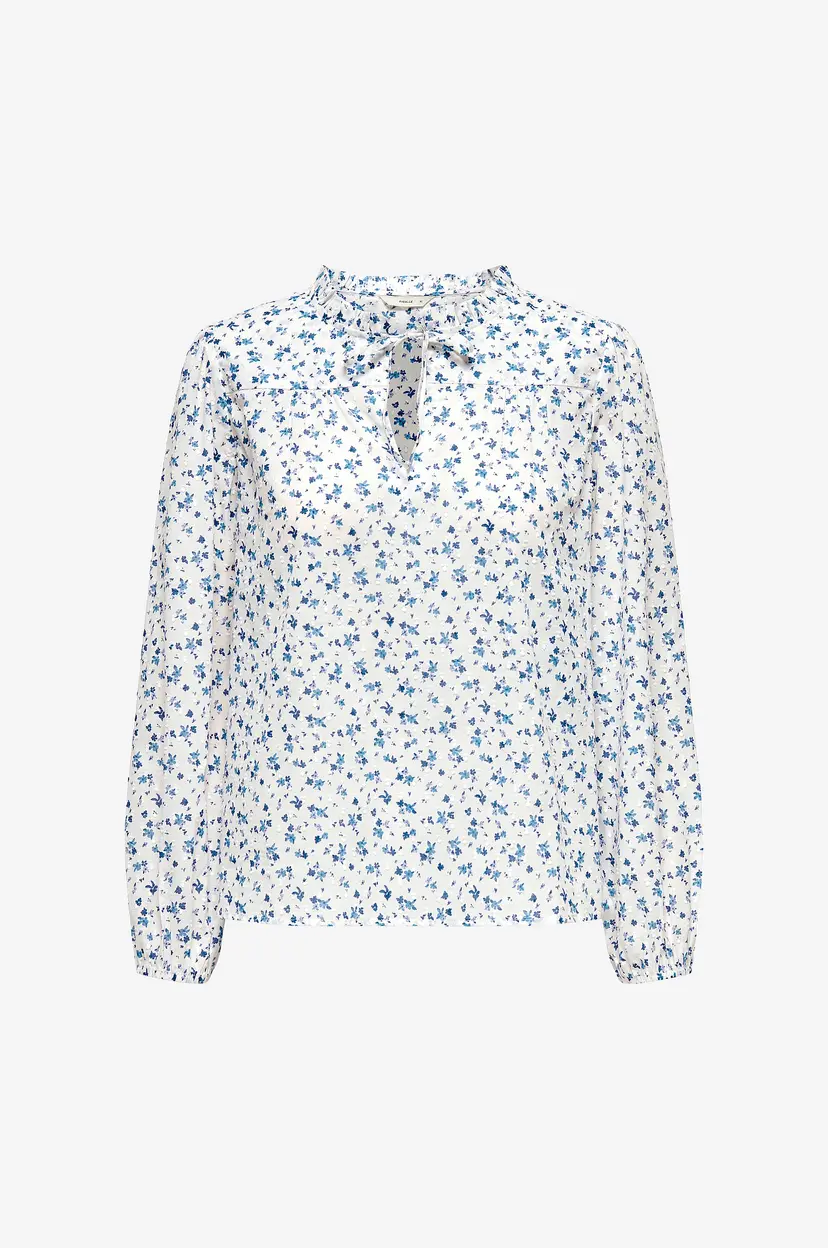 ONLY Bluse onlRoanne L/S - Hvit