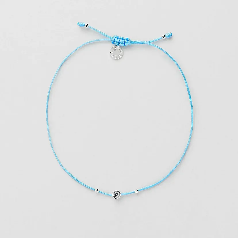Safira Mini Bezel Blue Armbånd