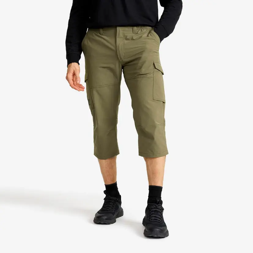 RevolutionRace Adventure 3/4 Cargo Stretch Pants Herre Kalamata