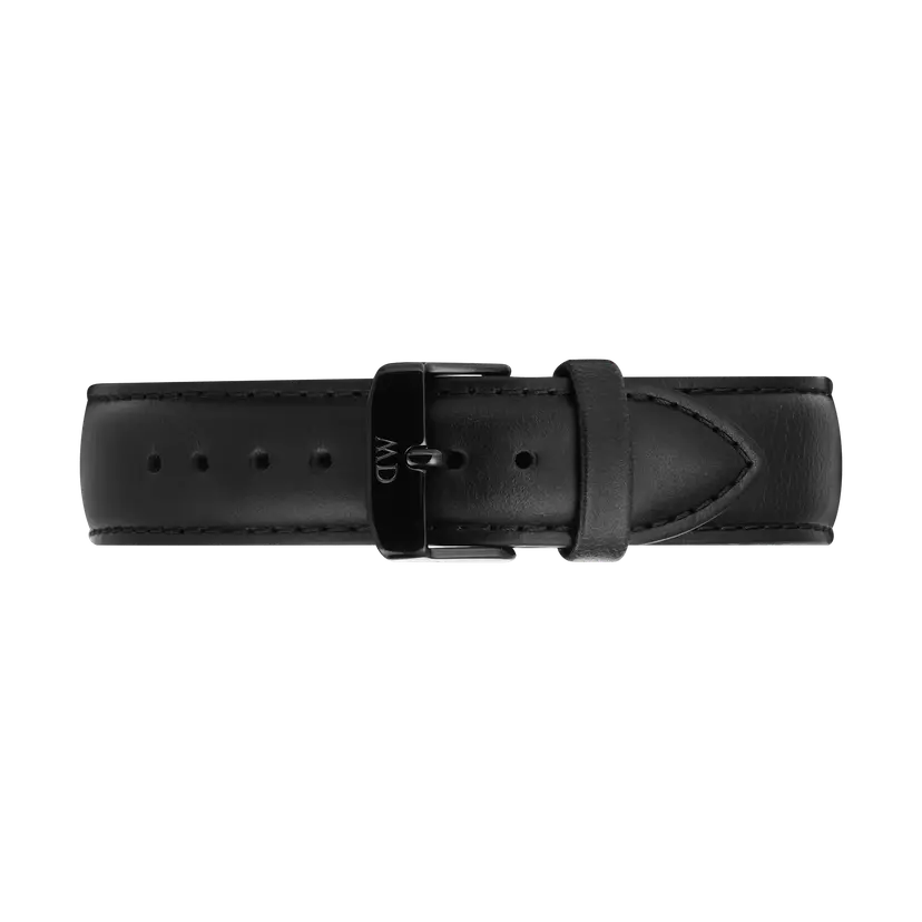 Daniel Wellington Black Strap Tapered Sheffield Onyx | DW