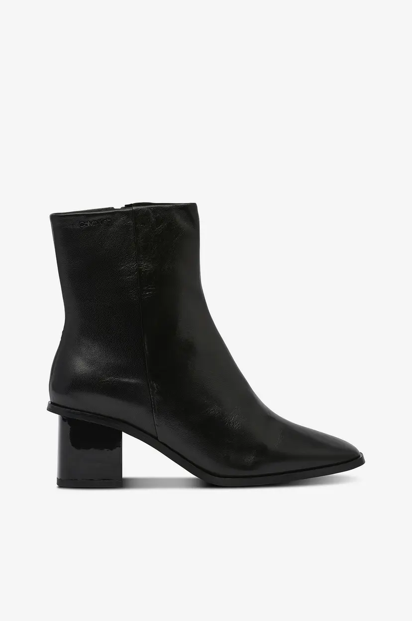 Calvin Klein Boots Heel Ankle Boot 50 W - Svart