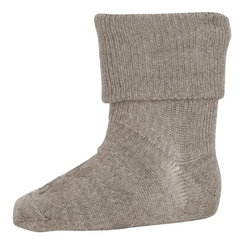 MP Antiskli sokker i merinoull "Rio" Light Brown Melange