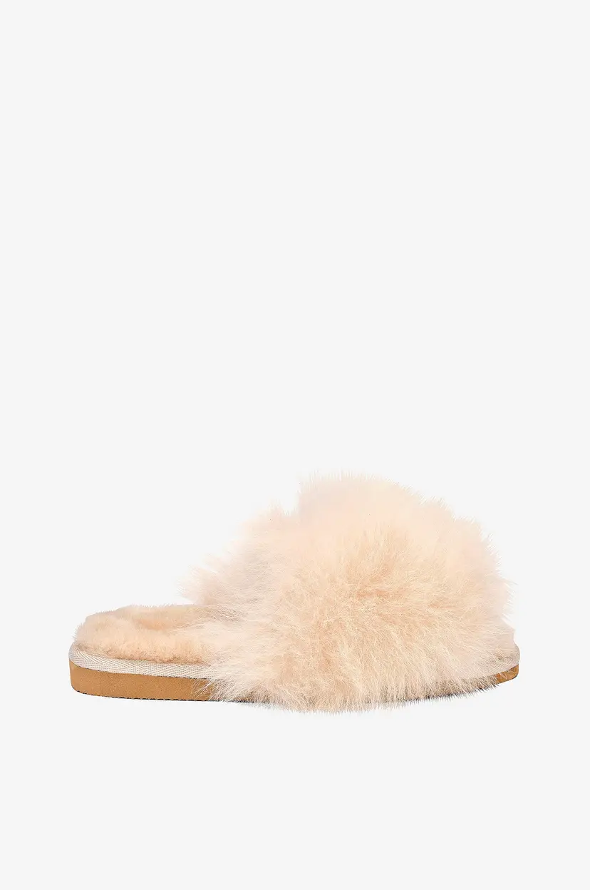 Shepherd of Sweden Tøffel Tessan slip on i saueskinn - Beige