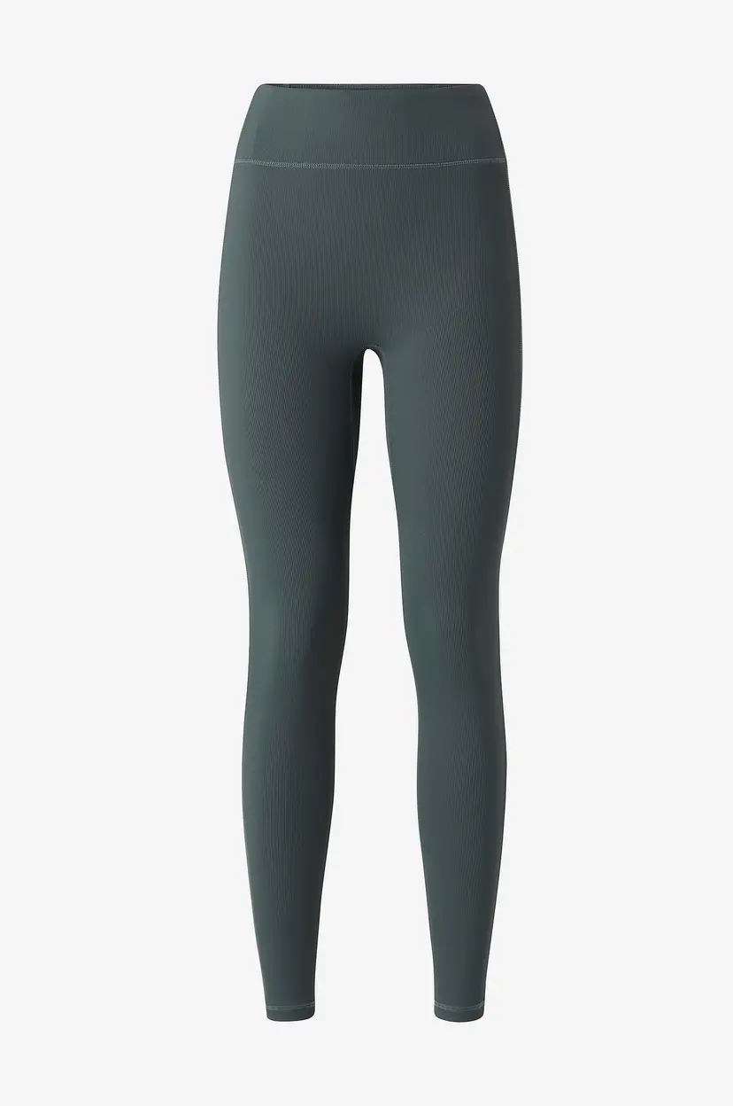 Björn Borg Treningstights Studio Highwaist Rib Tights - Grønn