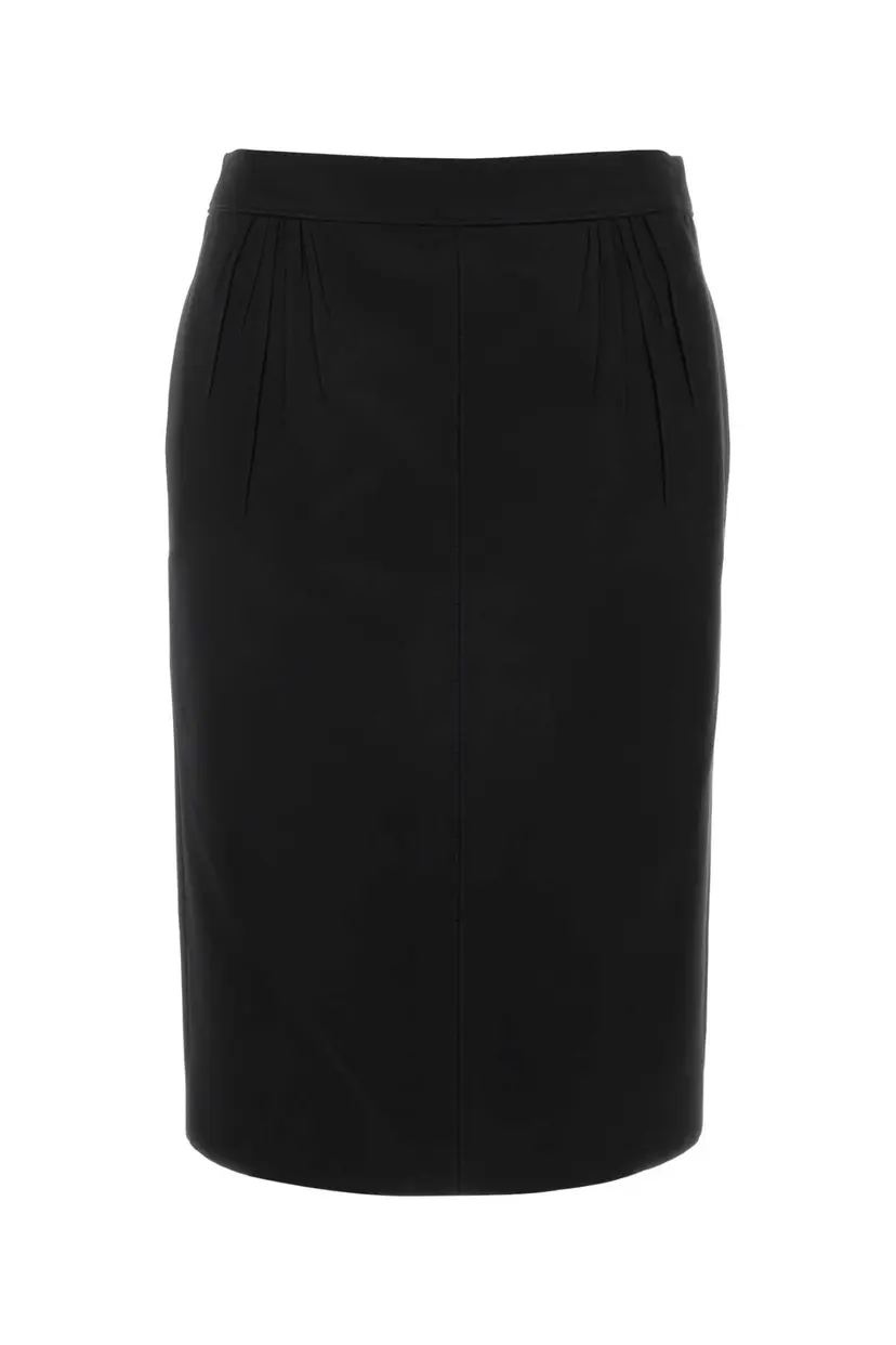 Saint Laurent Saint Laurent Midiskjørt – Svart