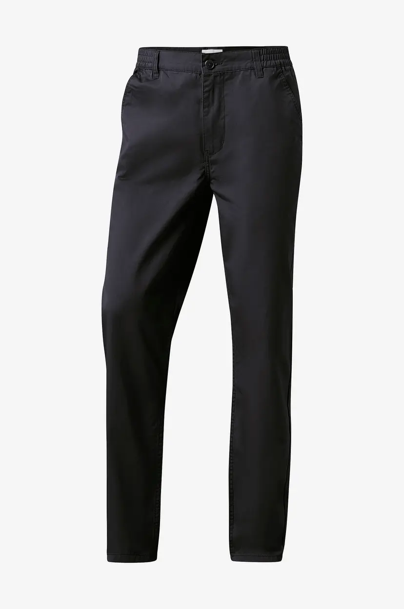 Studio Total Tapered Fine Twill Trousers - Svart