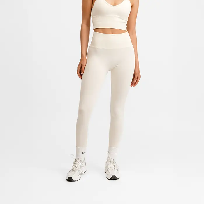 Drop of Mindfulness Seamless Scrunch Tights Hvit