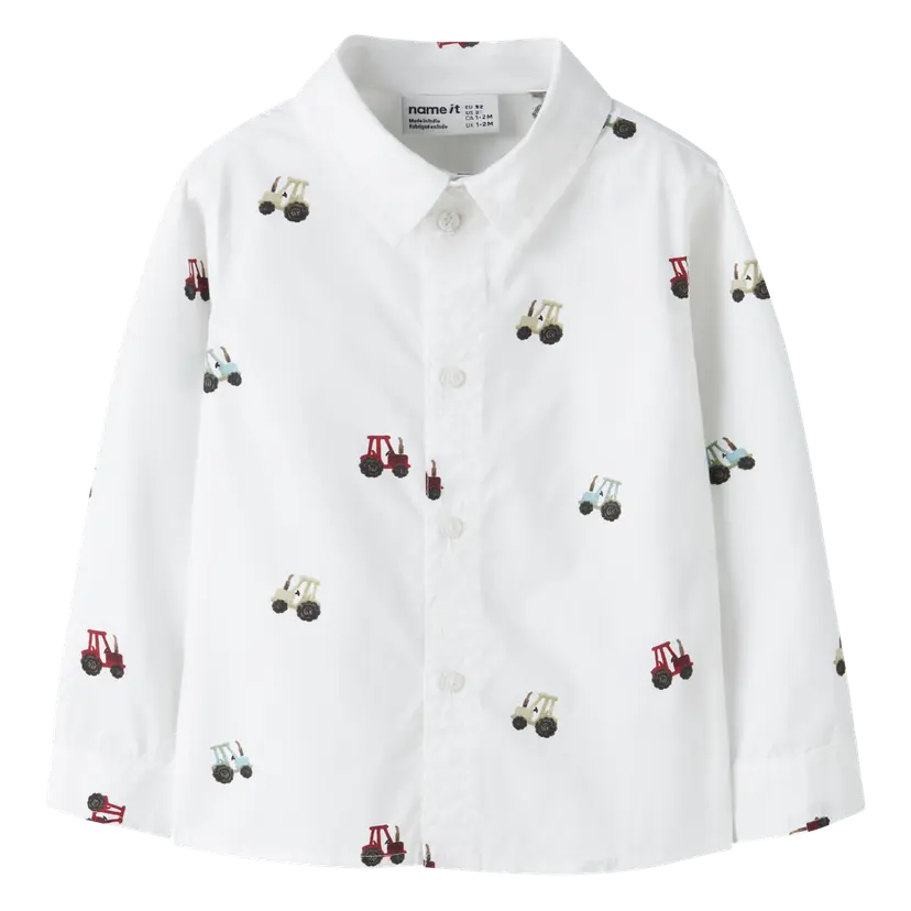 NAME IT Name It - Skjorte Tractor Bright White