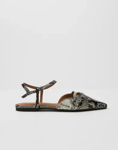 Pavement Pavement - Multi/Mønstrete - Evita Snake Sandals