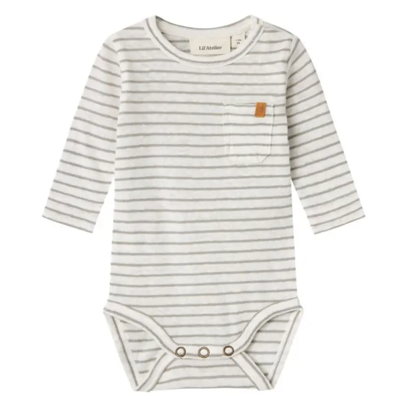 Lil`Atelier Lil'Atelier - Body Hektor Stripe Limestone