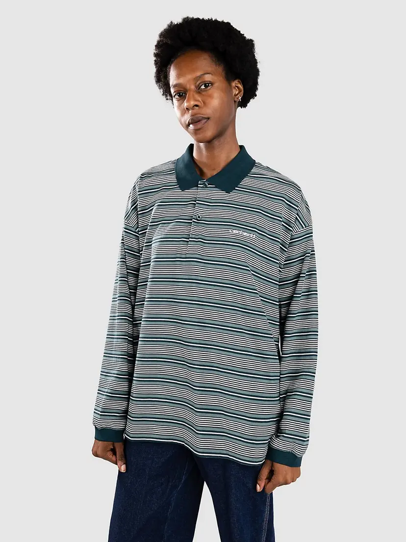 Carhartt Wip Carhartt WIP Largo Langermet Polo mønster