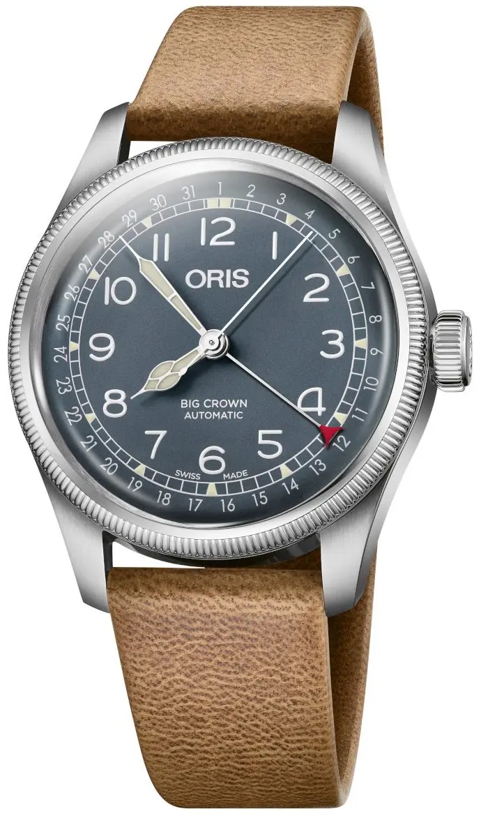 Oris Oris Herreklokke 01 754 7785 4065-07 6 20 10 Big Crown Blå/Lær Ø40
