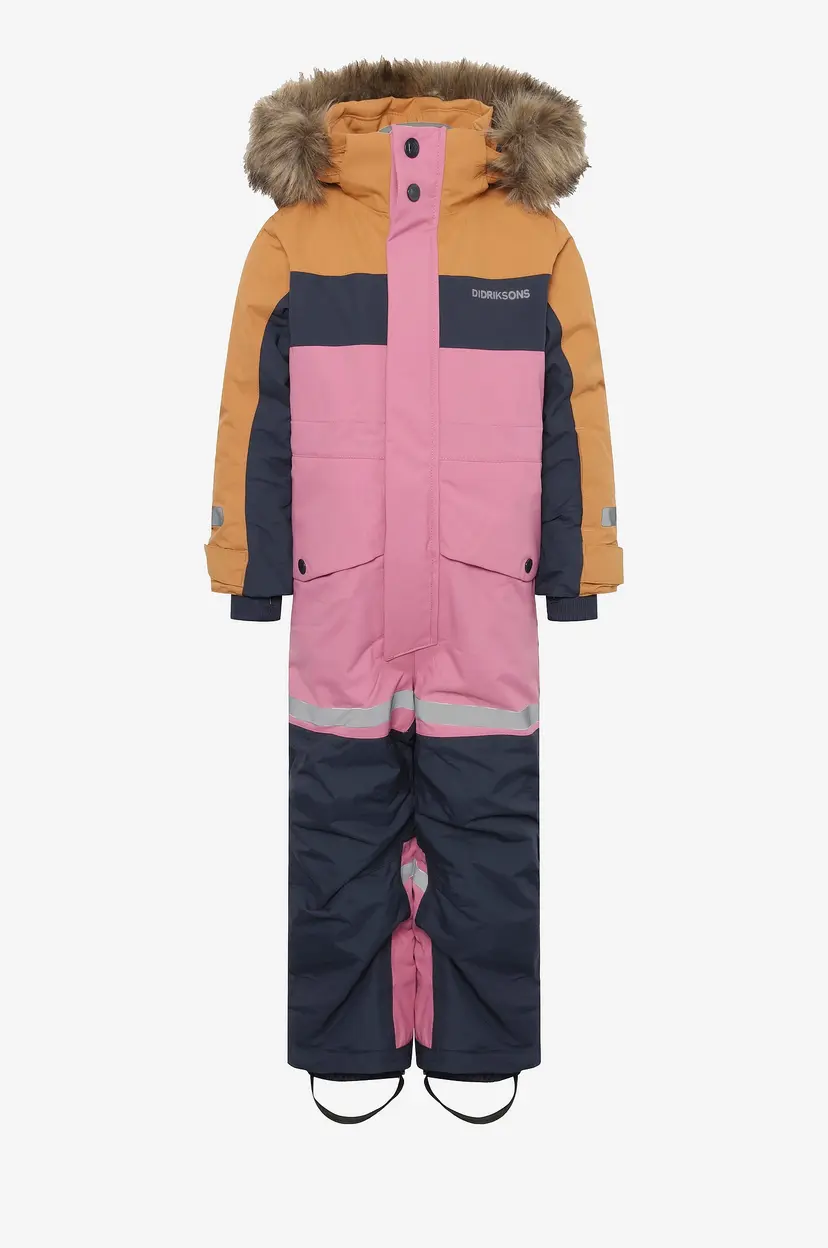 Didriksons Vinter-overall Bjärven Kds Cover 4 - Rosa