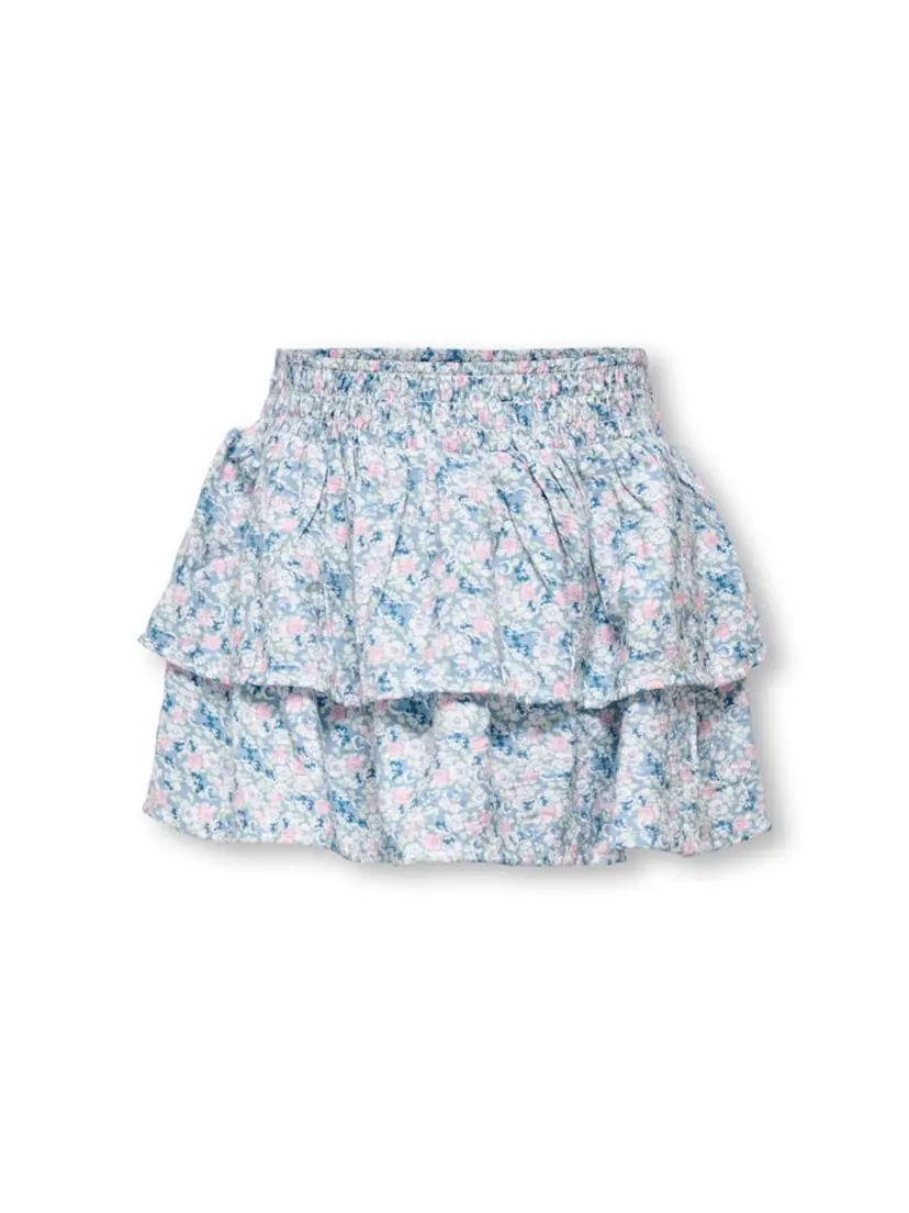 Only Kids Only Kids Belle Skjørt Faded Denim Ditsy Flower (98 /3 år)