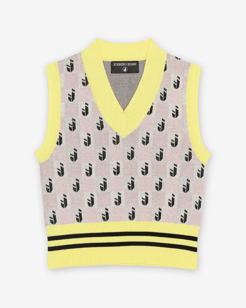 Iceberg Jeans Iceberg Jeans 1S Gilet Maglia Multicolour Vest
