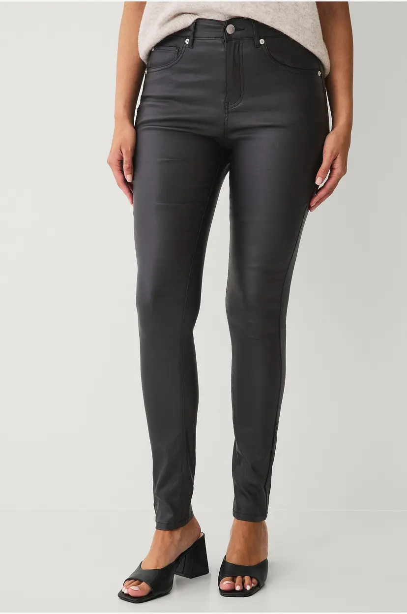 Ellos Collection Belagte Slim fit bukser - Svart