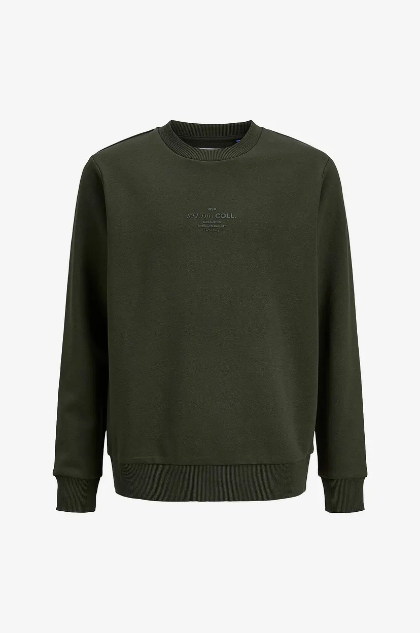 Jack & Jones Junior Collegegenser jjJin Sweat Crew Neck Jnr - Grønn