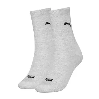 Puma Puma Strømper 2P Women Logo Crew Socks Grå Str 39/42 Dame