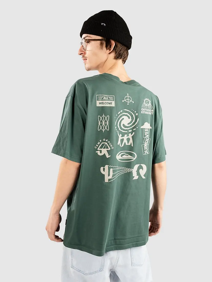 Quiksilver Quiksilver Pto Welcome All T-skjorte grønn