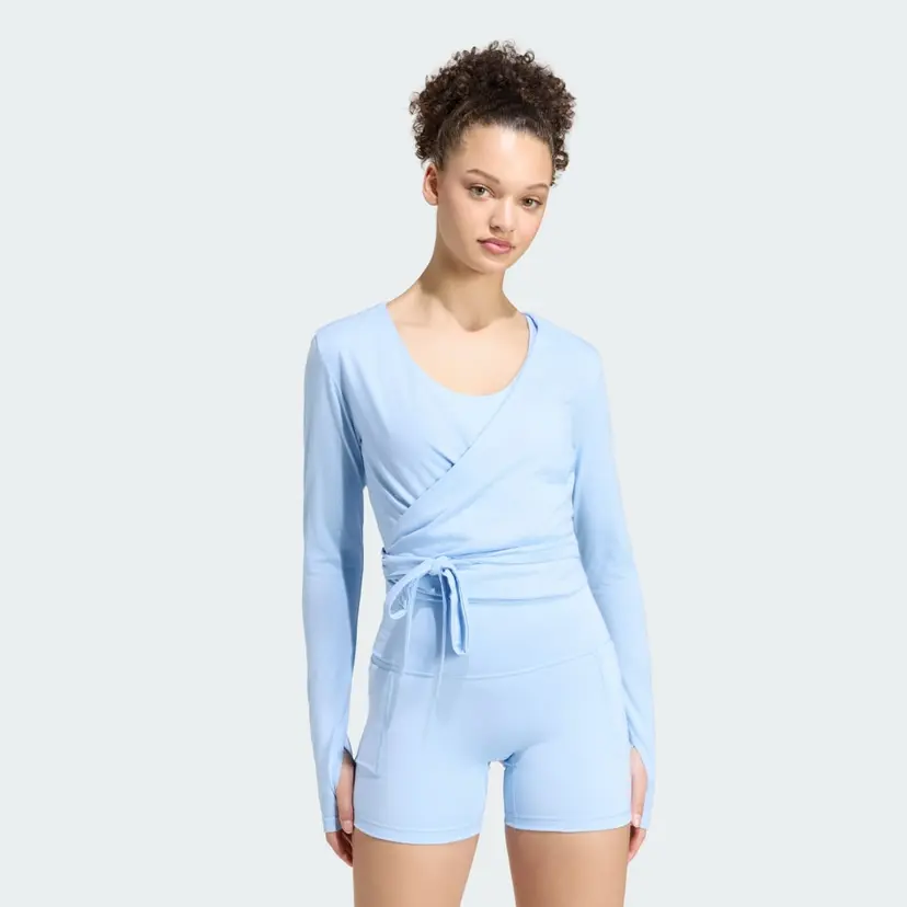 Adidas 3-STRIPES STUDIO SOFT BALLET WRAP TOPP
