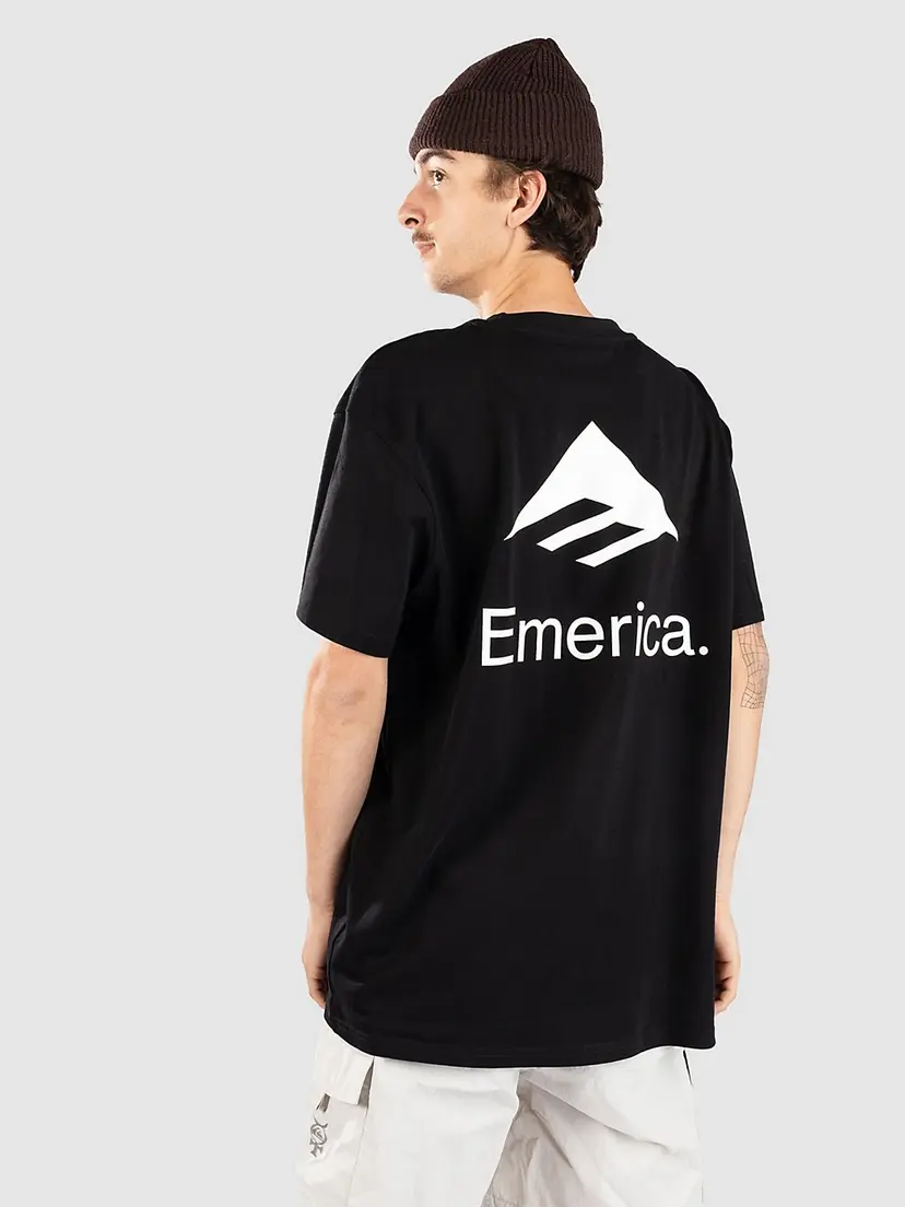 Emerica Emerica Lockup T-skjorte svart
