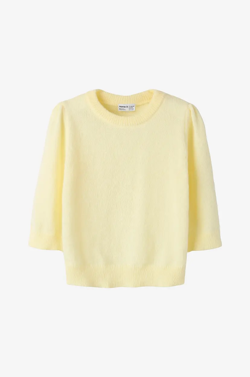 NAME IT Pullover Nkfbabeth 3/4 - Gul