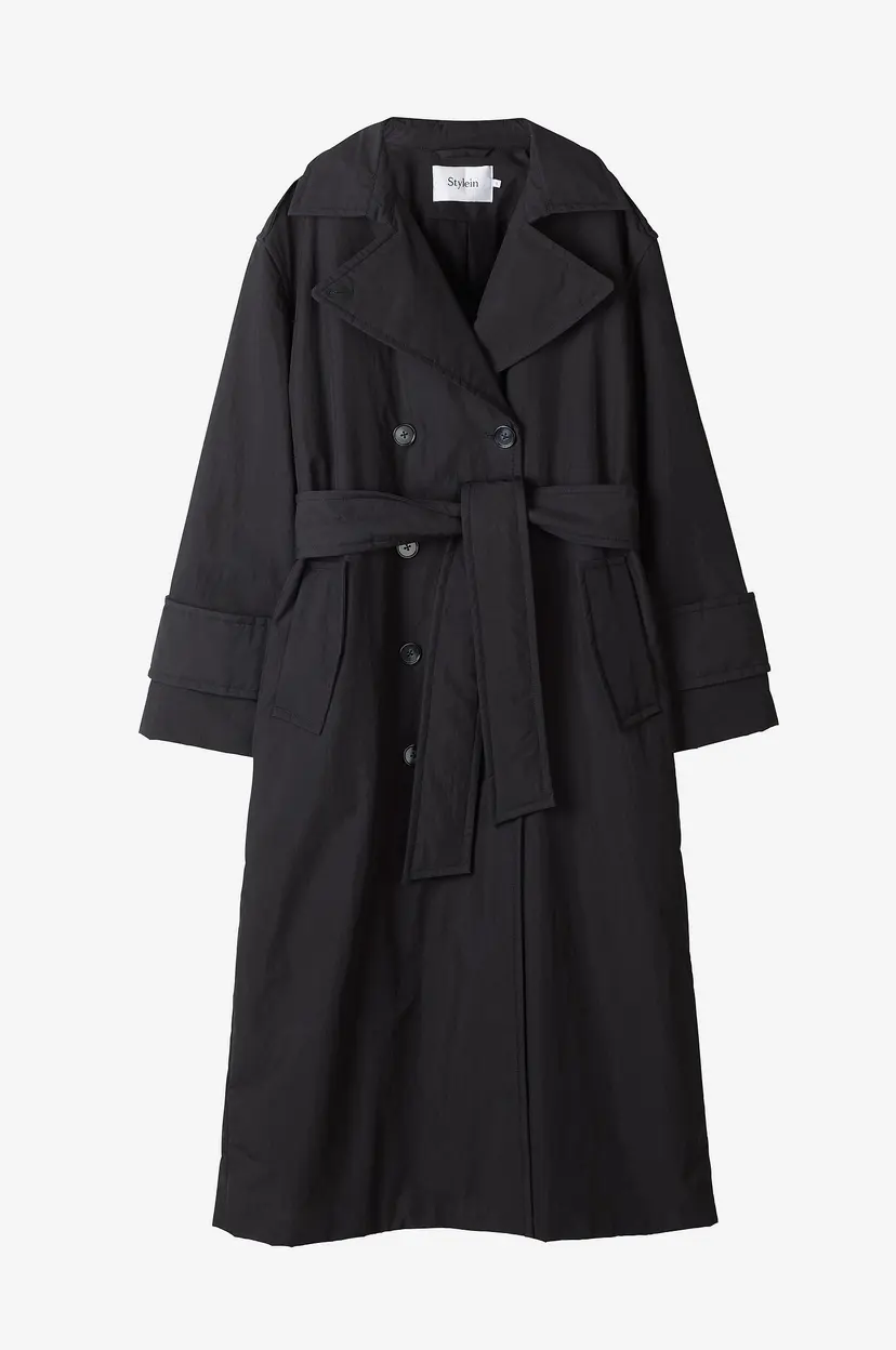 Stylein Kåpe Sandra Padded Trench - Svart