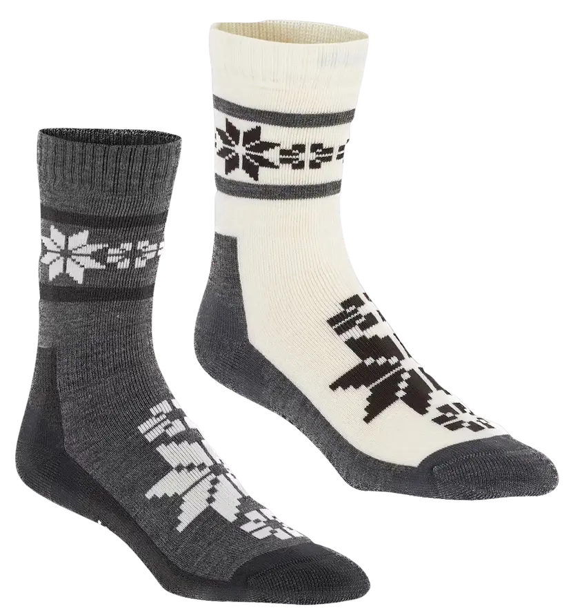 Kari Traa Kari Traa W's Rusa Sock 2-Pack Dus Grey