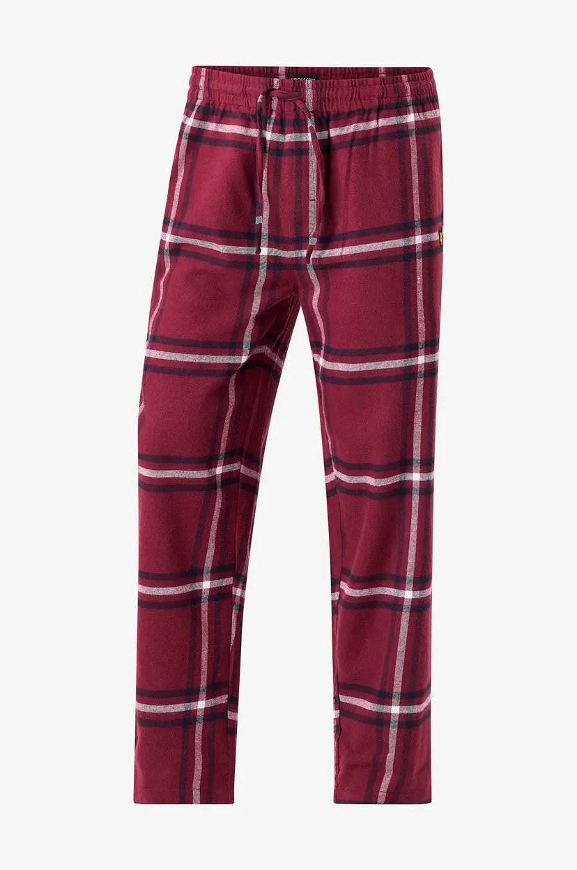 Lyle & Scott Pysjbukser Carey Flannel - Rød