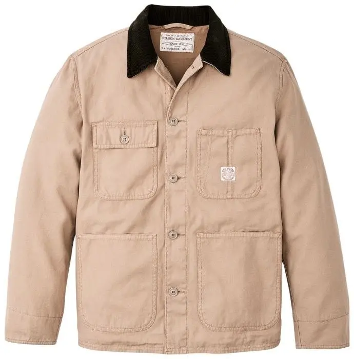 Filson Filson M's Chore Coat Grey Khaki