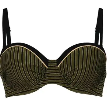 Rosa Faia Rosa Faia Holiday Stripes Underwire Bikini Top Oliven D 38 Dame