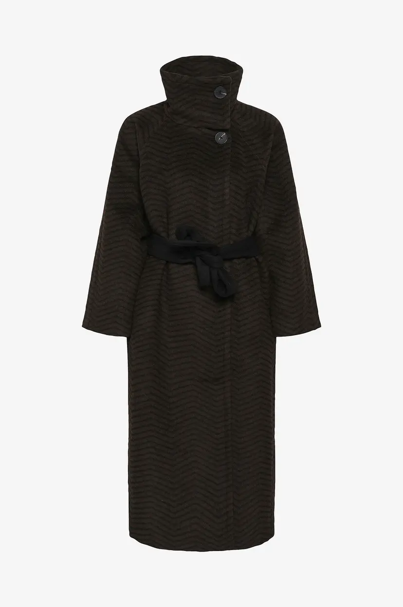 Inwear Ullkåpe ZaschaIW Collar - Svart