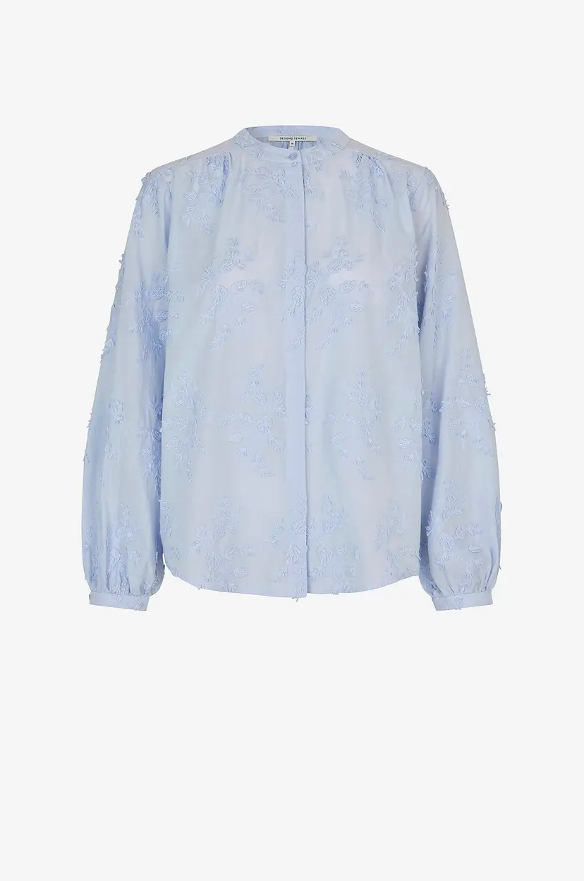Second Female Bluse Cavan Shirt - Blå