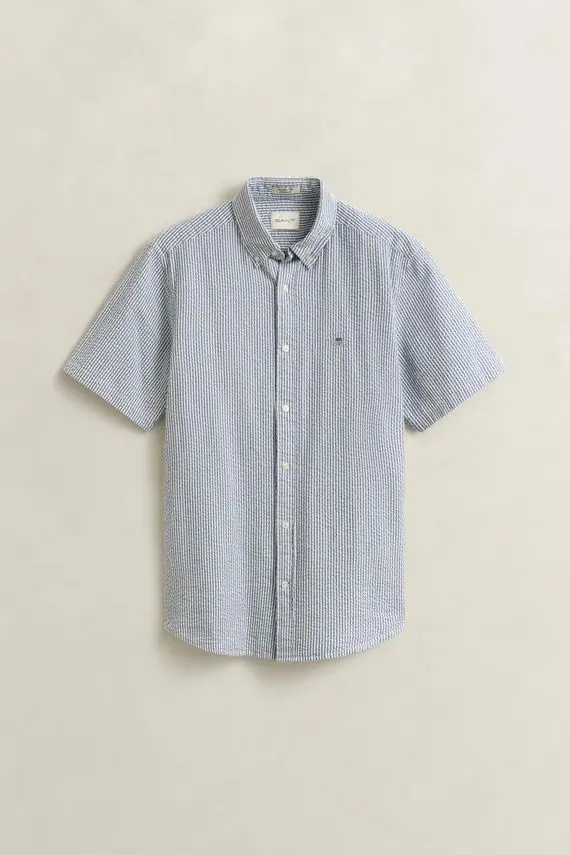 Gant REG SEERSUCKER STRIPE SS SHIRT