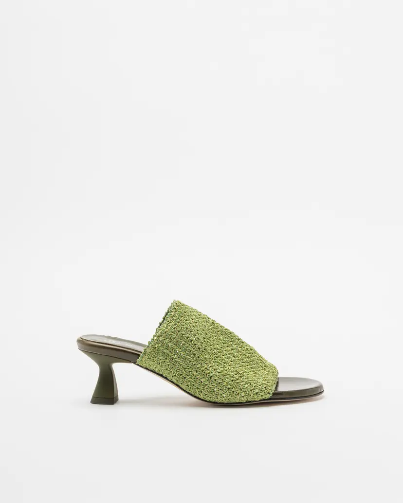 Miista Miista Marilia Green Clogs