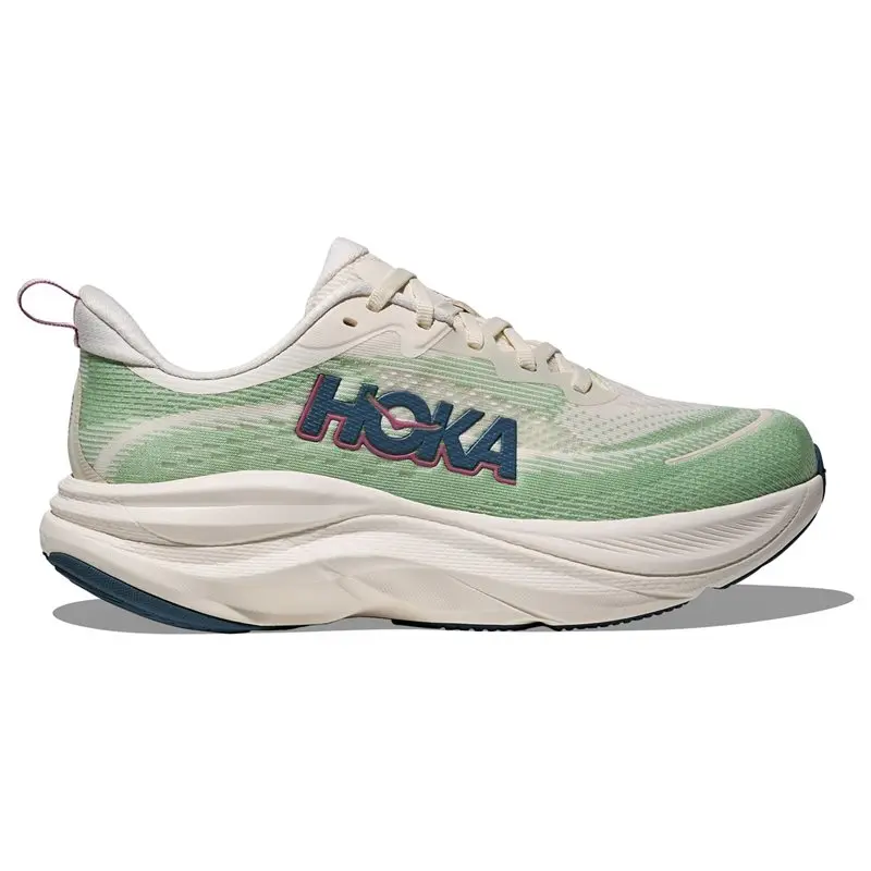 HOKA Hoka W Skyflow Alabaster/Vintage Green