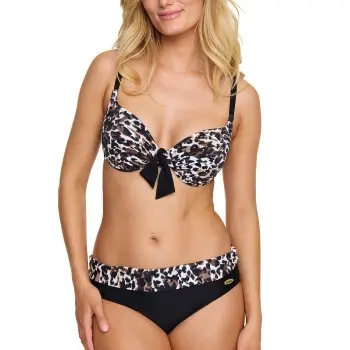 Damella Damella Marilyn Leo Underwire Bikini Bra Brun mønstret B 44 Dame