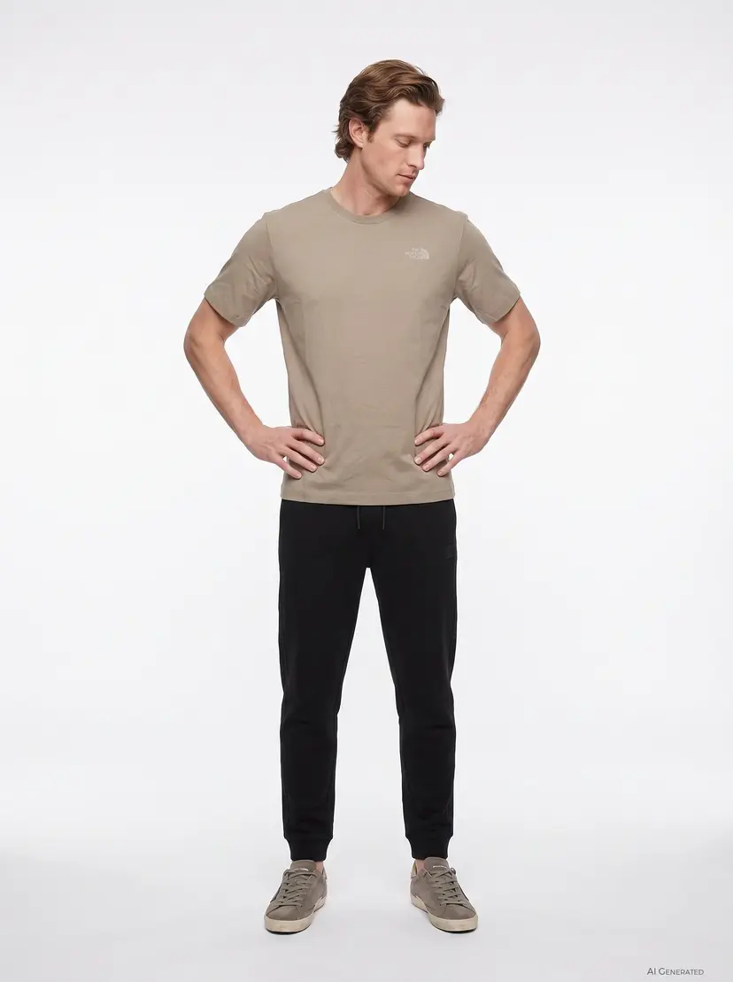 The North Face The North Face NF0A8JA8 Taupe T-shirt