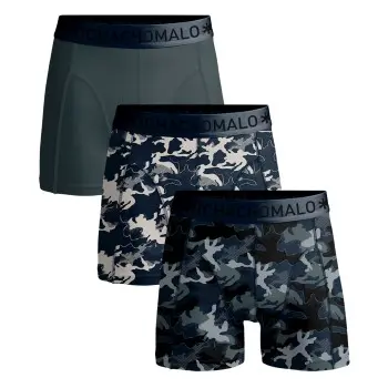 Muchachomalo Muchachomalo 3P Cotton Stretch Camo Boxer Grønn/mønstret bomull Large Herre
